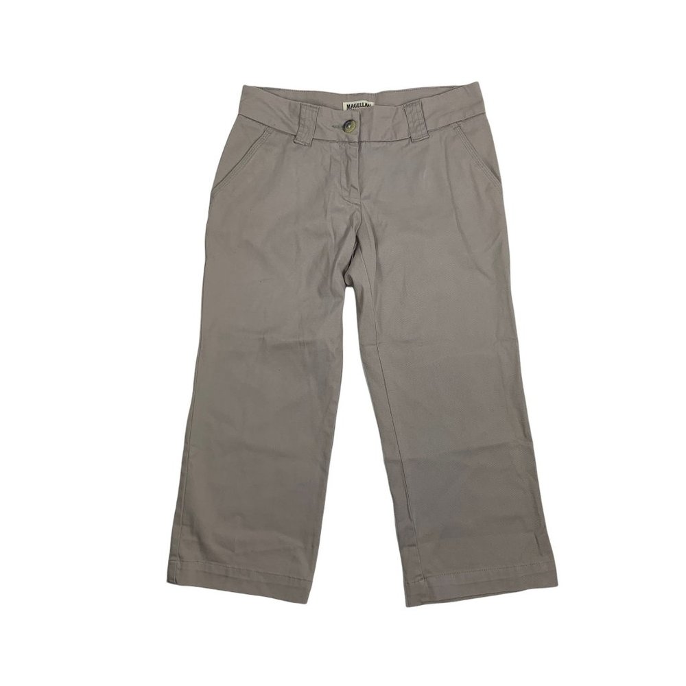 Magellan 2 Tan Cropped Capri Pants Small Stretch